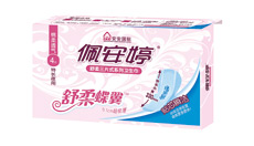 特长夜用棉面卫生巾PJ02066,舒柔系列