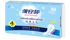 纯棉主义双效网棉特长夜用卫生巾PM02075
